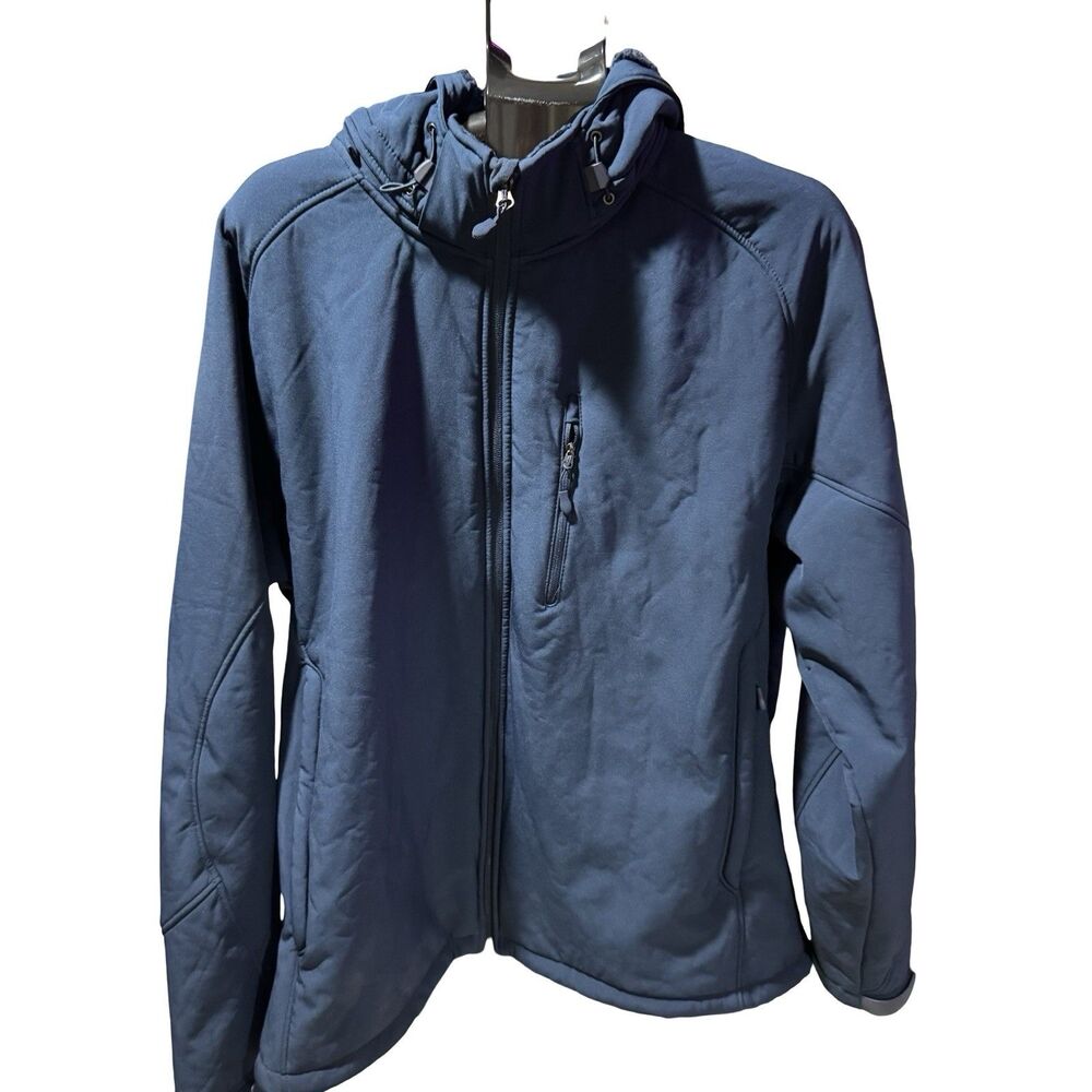 Kirkland Signature Men's Sherpa Fleece Lined Full Zip Jacket Detachable XXL